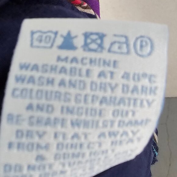 Boden Blue Purple Abstract Leaf Print Jersey Dress Boho Babydoll Y2K Artsy 8 - Picture 12 of 13